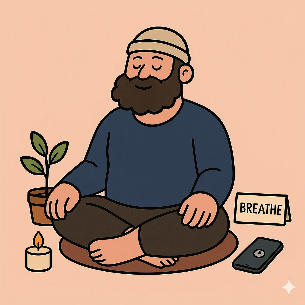 Bruno meditando